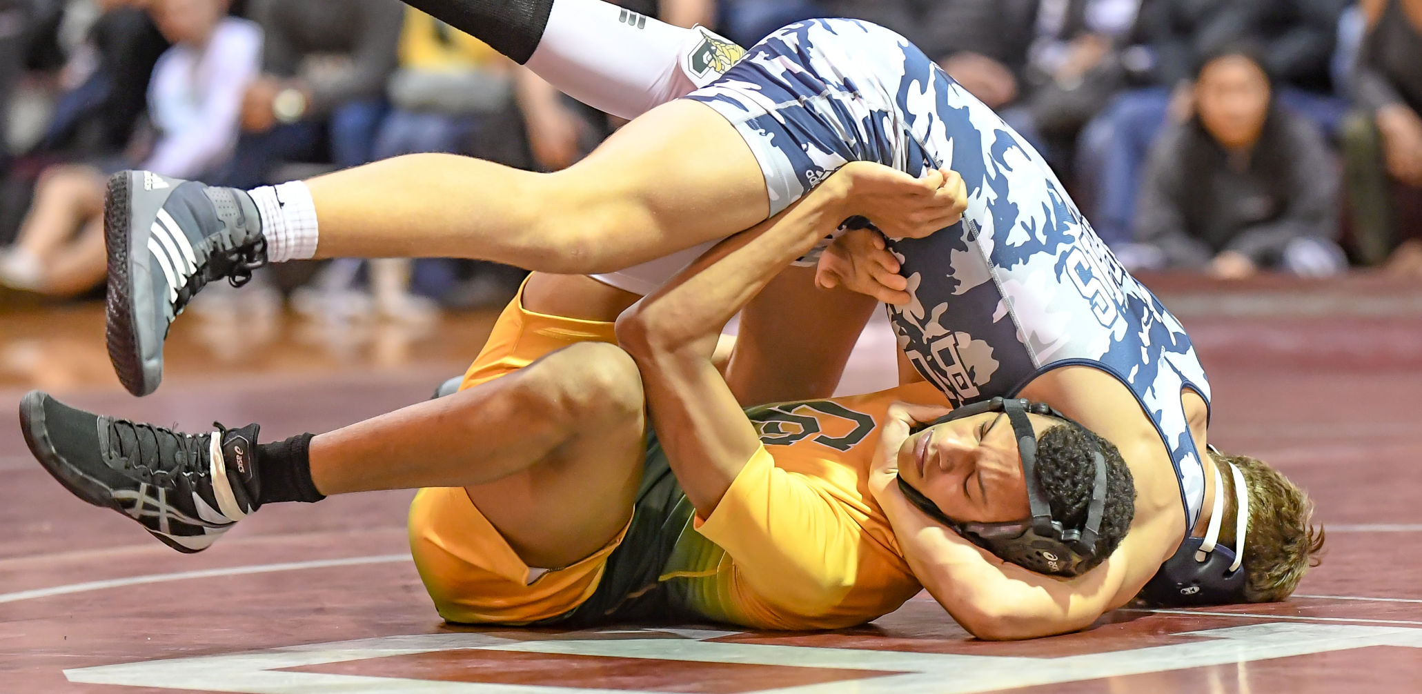 Wednesday night high school wrestling action